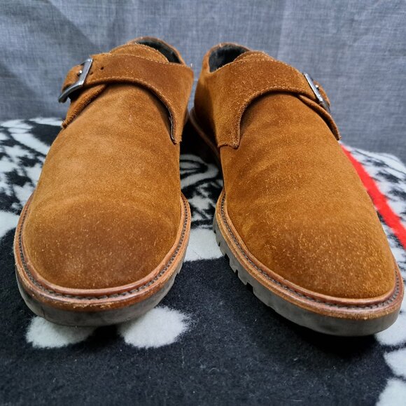 %To Boot New York Brown Suede Moc Toe Penny Loafers Men Size 11 / D14